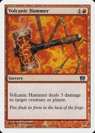 Volcanic Hammer [Eighth Edition] | Jomio and Rueliete's Cards and Comics