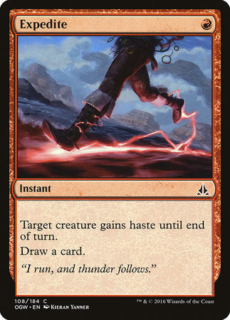 Expedite [Oath of the Gatewatch] | Jomio and Rueliete's Cards and Comics