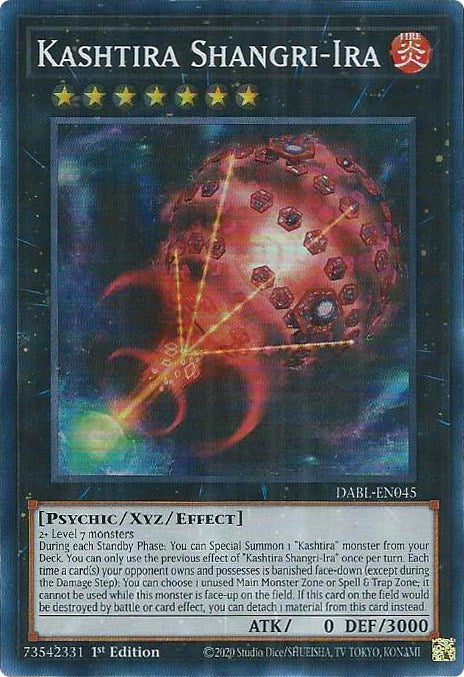 Kashtira Shangri-Ira [DABL-EN045] Super Rare | Jomio and Rueliete's Cards and Comics