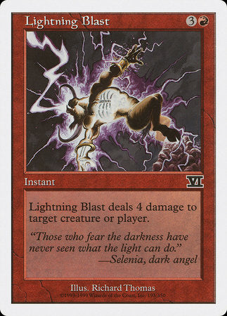 Lightning Blast [Classic Sixth Edition] | Jomio and Rueliete's Cards and Comics