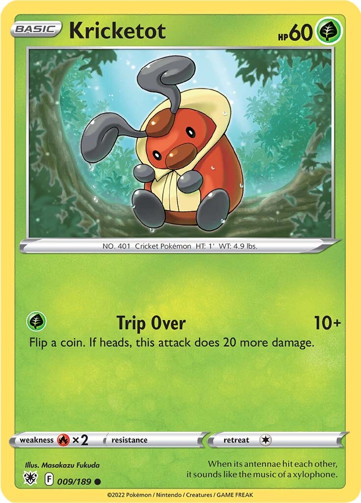 Kricketot (009/189) [Sword & Shield: Astral Radiance] | Jomio and Rueliete's Cards and Comics