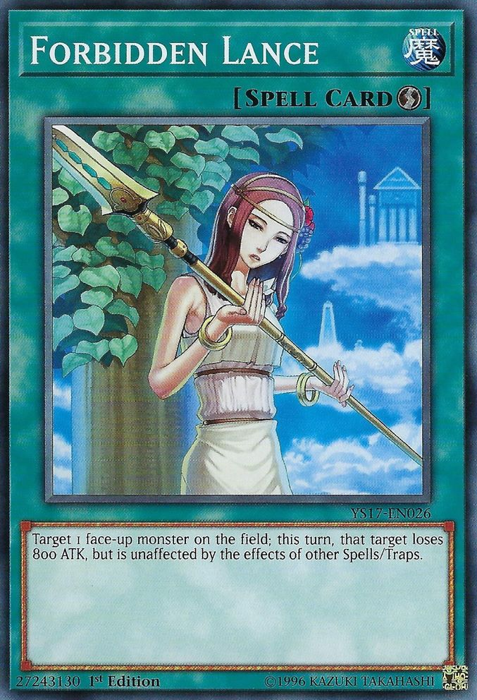 Forbidden Lance [YS17-EN026] Common | Jomio and Rueliete's Cards and Comics