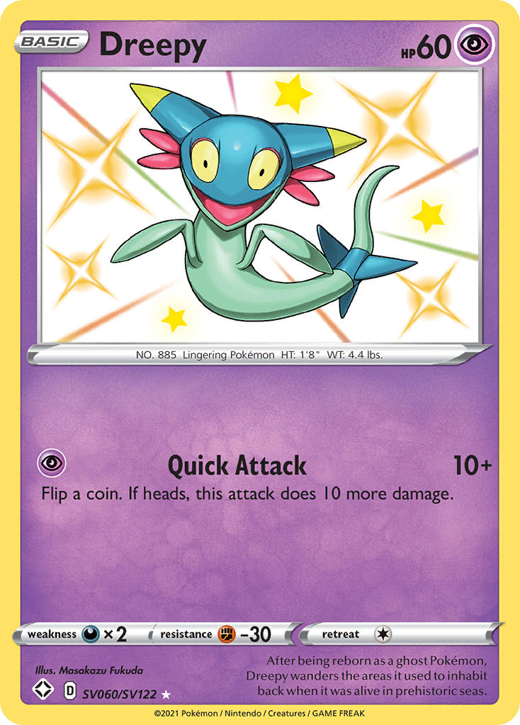Dreepy (SV060/SV122) [Sword & Shield: Shining Fates] | Jomio and Rueliete's Cards and Comics