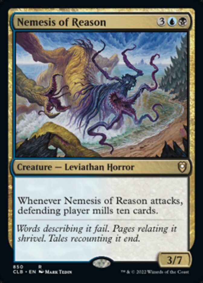Nemesis of Reason [Commander Legends: Battle for Baldur's Gate] | Jomio and Rueliete's Cards and Comics