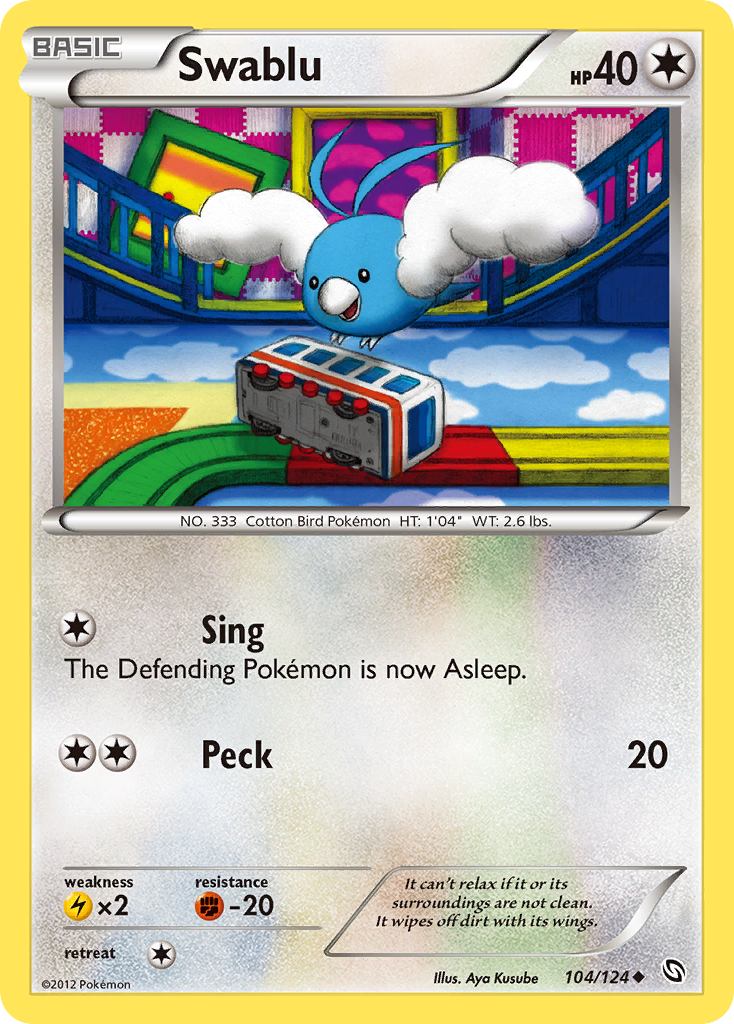 Swablu (104/124) [Black & White: Dragons Exalted] | Jomio and Rueliete's Cards and Comics