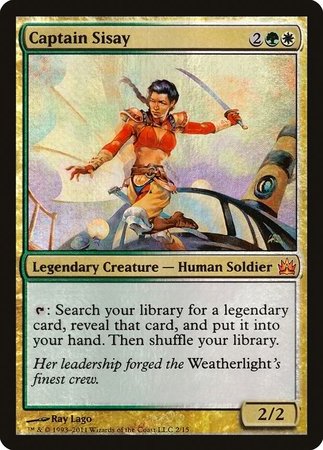 Captain Sisay [From the Vault: Legends] | Jomio and Rueliete's Cards and Comics
