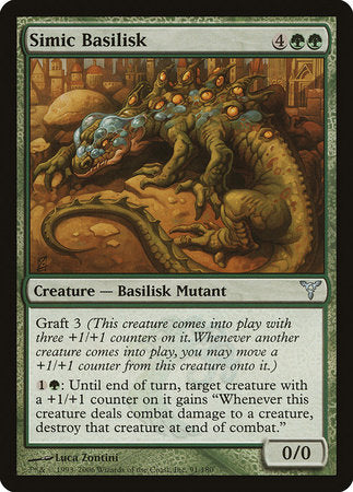 Simic Basilisk [Dissension] | Jomio and Rueliete's Cards and Comics