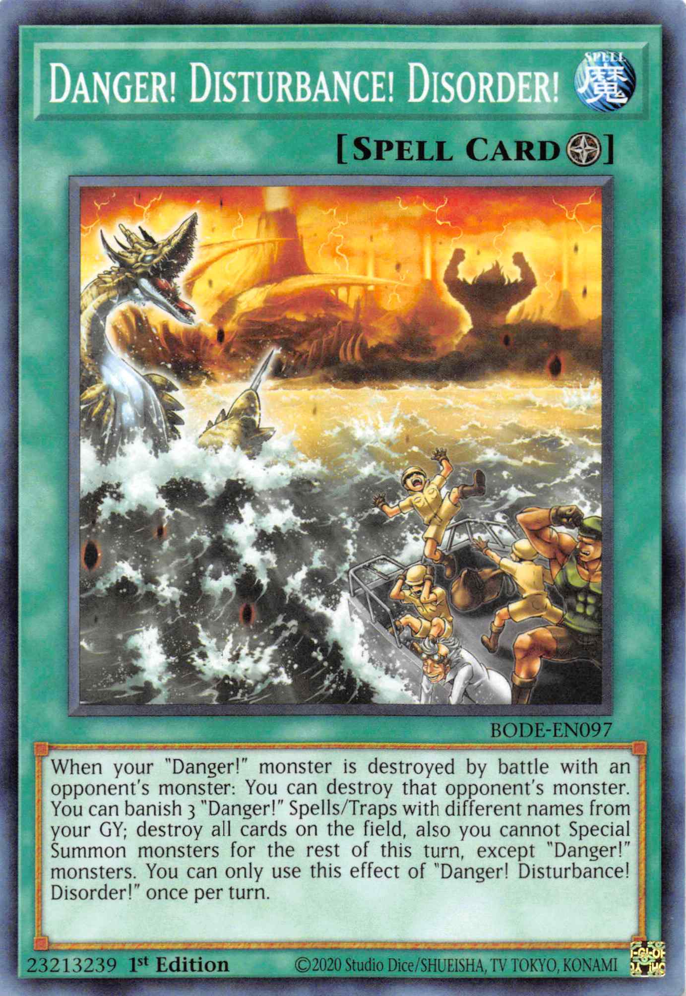 Danger! Disturbance! Disorder! [BODE-EN097] Common | Jomio and Rueliete's Cards and Comics