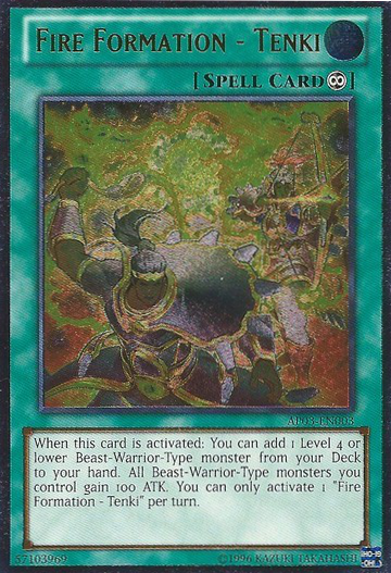 Fire Formation - Tenki [AP03-EN003] Ultimate Rare | Jomio and Rueliete's Cards and Comics