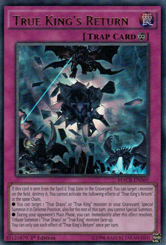 True King's Return [MACR-EN069] Ultra Rare | Jomio and Rueliete's Cards and Comics