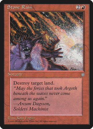 Stone Rain [Ice Age] | Jomio and Rueliete's Cards and Comics