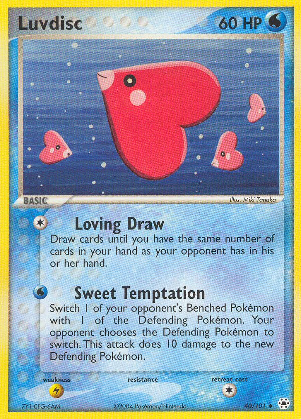 Luvdisc (40/101) [EX: Hidden Legends] | Jomio and Rueliete's Cards and Comics