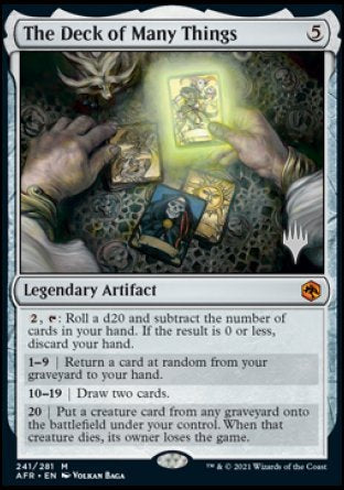The Deck of Many Things (Promo Pack) [Dungeons & Dragons: Adventures in the Forgotten Realms Promos] | Jomio and Rueliete's Cards and Comics