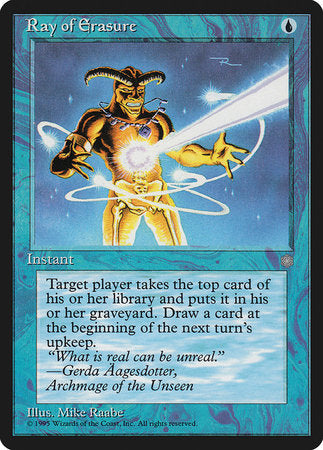 Ray of Erasure [Ice Age] | Jomio and Rueliete's Cards and Comics