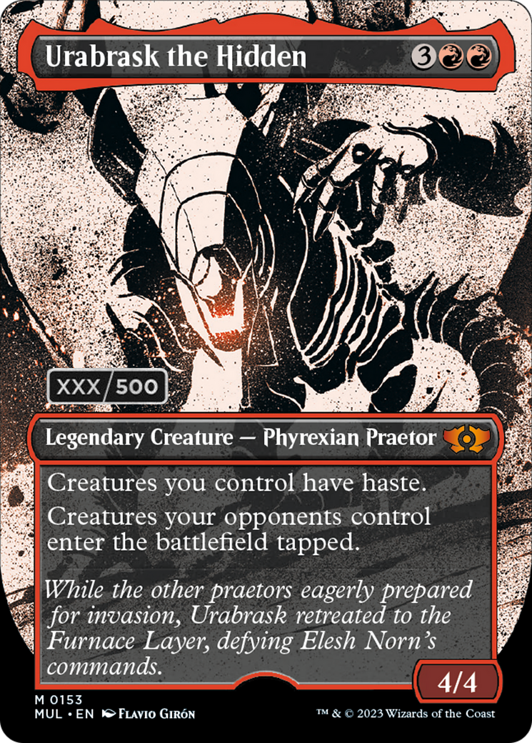 Urabrask the Hidden (Serialized) [Multiverse Legends] | Jomio and Rueliete's Cards and Comics
