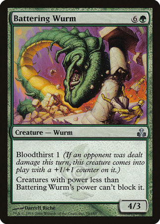 Battering Wurm [Guildpact] | Jomio and Rueliete's Cards and Comics