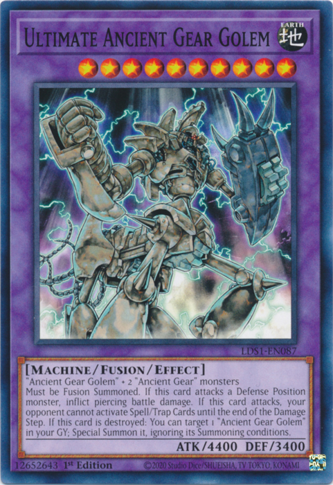Ultimate Ancient Gear Golem [LDS1-EN087] Common | Jomio and Rueliete's Cards and Comics