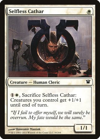 Selfless Cathar [Innistrad] | Jomio and Rueliete's Cards and Comics