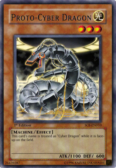 Proto-Cyber Dragon [SOI-EN010] Rare | Jomio and Rueliete's Cards and Comics