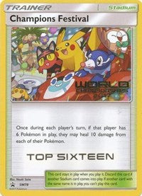 Champions Festival (SM78) (2017 Top Sixteen) [Sun & Moon: Black Star Promos] | Jomio and Rueliete's Cards and Comics