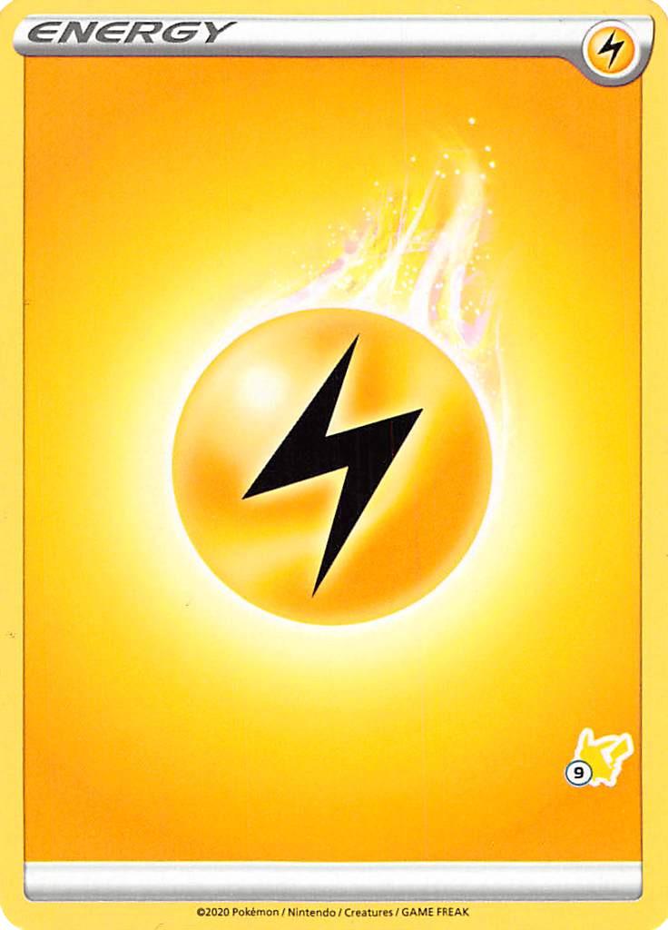 Lightning Energy (Pikachu Stamp #9) [Battle Academy 2022] | Jomio and Rueliete's Cards and Comics