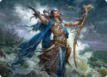 Lier, Disciple of the Drowned Art Card [Innistrad: Midnight Hunt Art Series] | Jomio and Rueliete's Cards and Comics