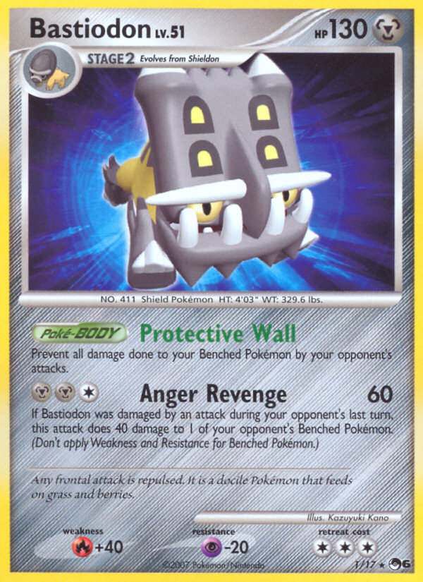 Bastiodon (1/17) [POP Series 6] | Jomio and Rueliete's Cards and Comics
