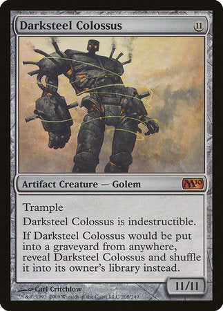 Darksteel Colossus [Magic 2010] | Jomio and Rueliete's Cards and Comics