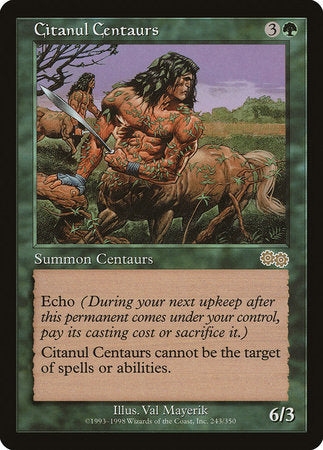 Citanul Centaurs [Urza's Saga] | Jomio and Rueliete's Cards and Comics