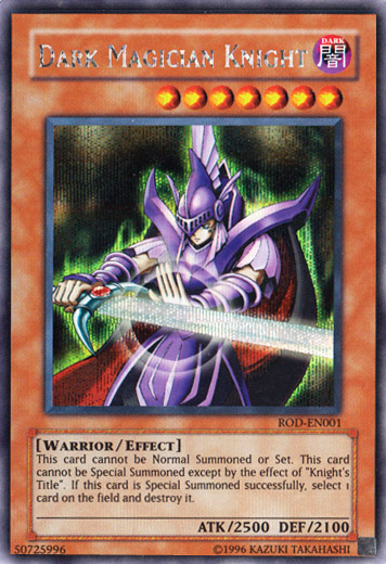 Dark Magician Knight (Reshef of Destruction) [ROD-EN001] Secret Rare | Jomio and Rueliete's Cards and Comics