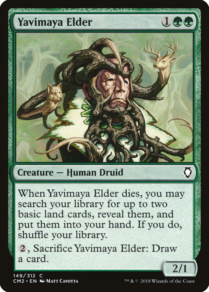 Yavimaya Elder [Commander Anthology Volume II] | Jomio and Rueliete's Cards and Comics