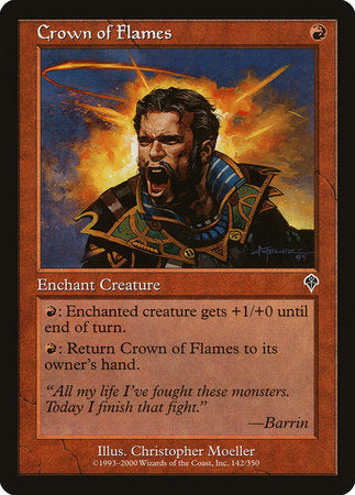 Crown of Flames [Invasion] | Jomio and Rueliete's Cards and Comics