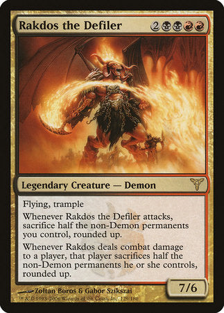 Rakdos the Defiler [Dissension] | Jomio and Rueliete's Cards and Comics