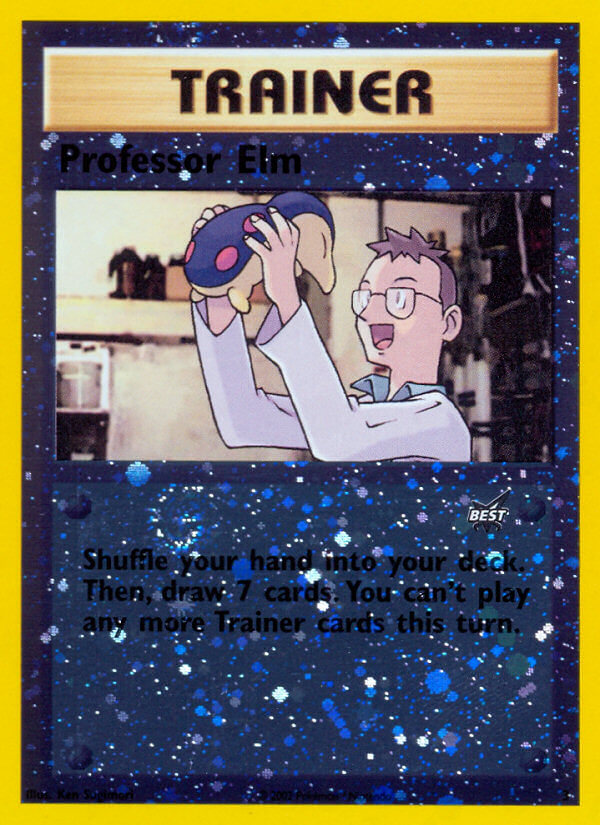 Professor Elm (3) [Best of Promos] | Jomio and Rueliete's Cards and Comics