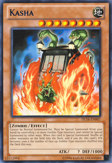 Kasha (Blue) [DL16-EN007] Rare | Jomio and Rueliete's Cards and Comics