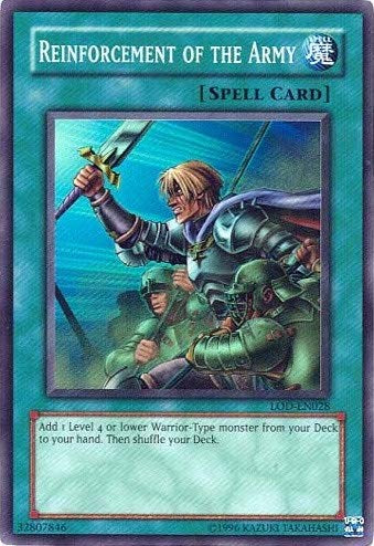 Reinforcement of the Army [LOD-EN028] Super Rare | Jomio and Rueliete's Cards and Comics