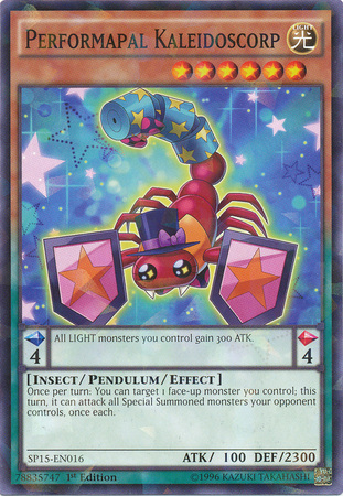 Performapal Kaleidoscorp [SP15-EN016] Shatterfoil Rare | Jomio and Rueliete's Cards and Comics