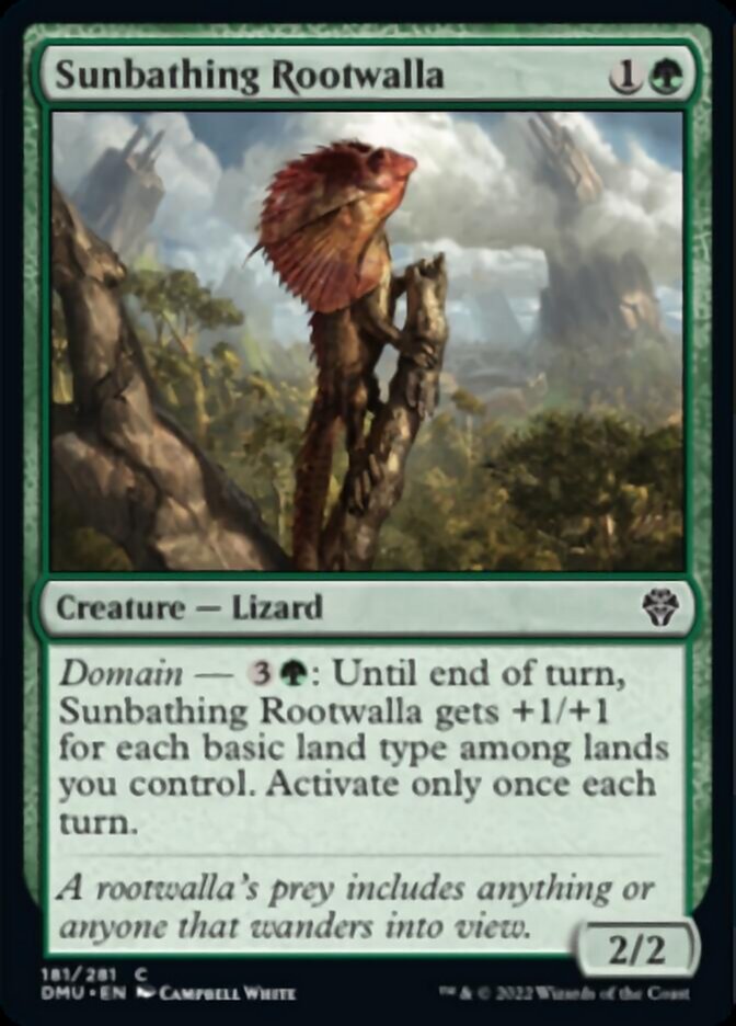 Sunbathing Rootwalla [Dominaria United] | Jomio and Rueliete's Cards and Comics