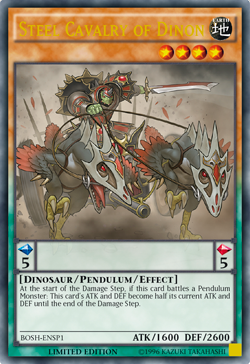 Steel Cavalry of Dinon (ENSP1) [BOSH-ENSP1] Ultra Rare | Jomio and Rueliete's Cards and Comics