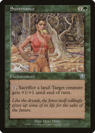 Sustenance [Mercadian Masques] | Jomio and Rueliete's Cards and Comics