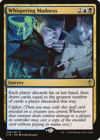Whispering Madness [Commander 2016] | Jomio and Rueliete's Cards and Comics