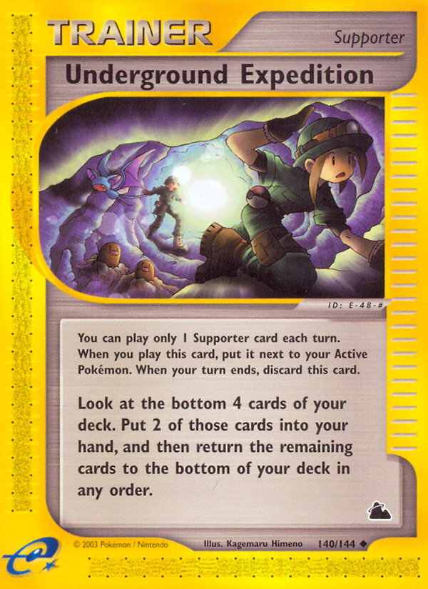Underground Expedition (140/144) [Skyridge] | Jomio and Rueliete's Cards and Comics