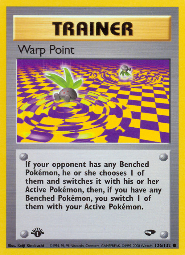 Warp Point (126/132) [Gym Challenge 1st Edition] | Jomio and Rueliete's Cards and Comics