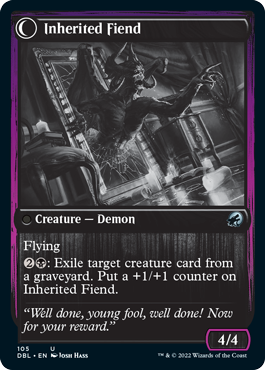 Heirloom Mirror // Inherited Fiend [Innistrad: Double Feature] | Jomio and Rueliete's Cards and Comics