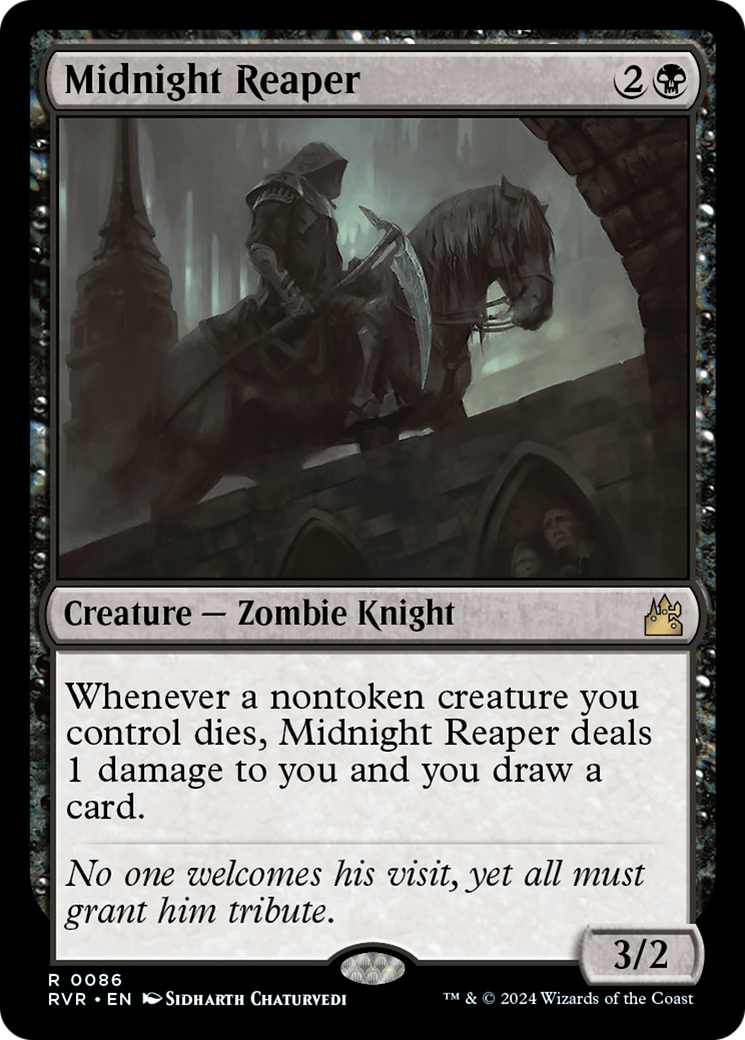 Midnight Reaper [Ravnica Remastered] | Jomio and Rueliete's Cards and Comics