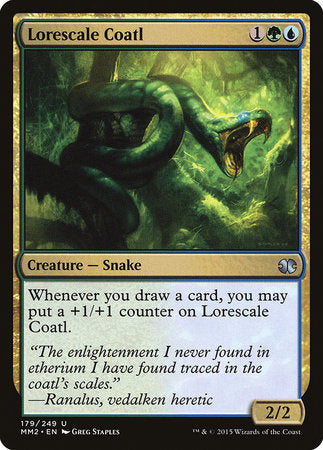 Lorescale Coatl [Modern Masters 2015] | Jomio and Rueliete's Cards and Comics