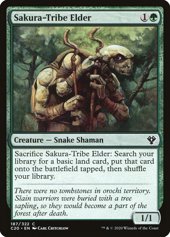 Sakura-Tribe Elder [Commander 2020] | Jomio and Rueliete's Cards and Comics