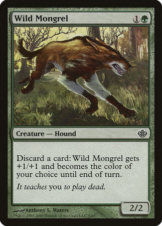 Wild Mongrel [Duel Decks: Garruk vs. Liliana] | Jomio and Rueliete's Cards and Comics