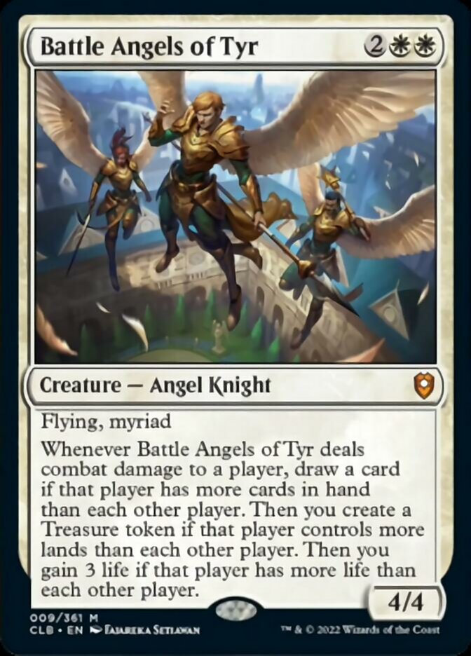 Battle Angels of Tyr [Commander Legends: Battle for Baldur's Gate] | Jomio and Rueliete's Cards and Comics