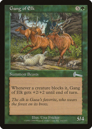 Gang of Elk [Urza's Legacy] | Jomio and Rueliete's Cards and Comics